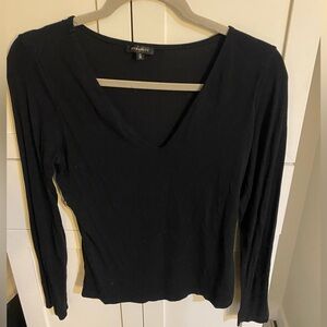Dynamite long sleeve black shirt